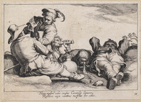 KG 03430
<br/>
Drinkende mannen
<br/>
<em>Bloemaert, Cornelis (1603-1692)</em>